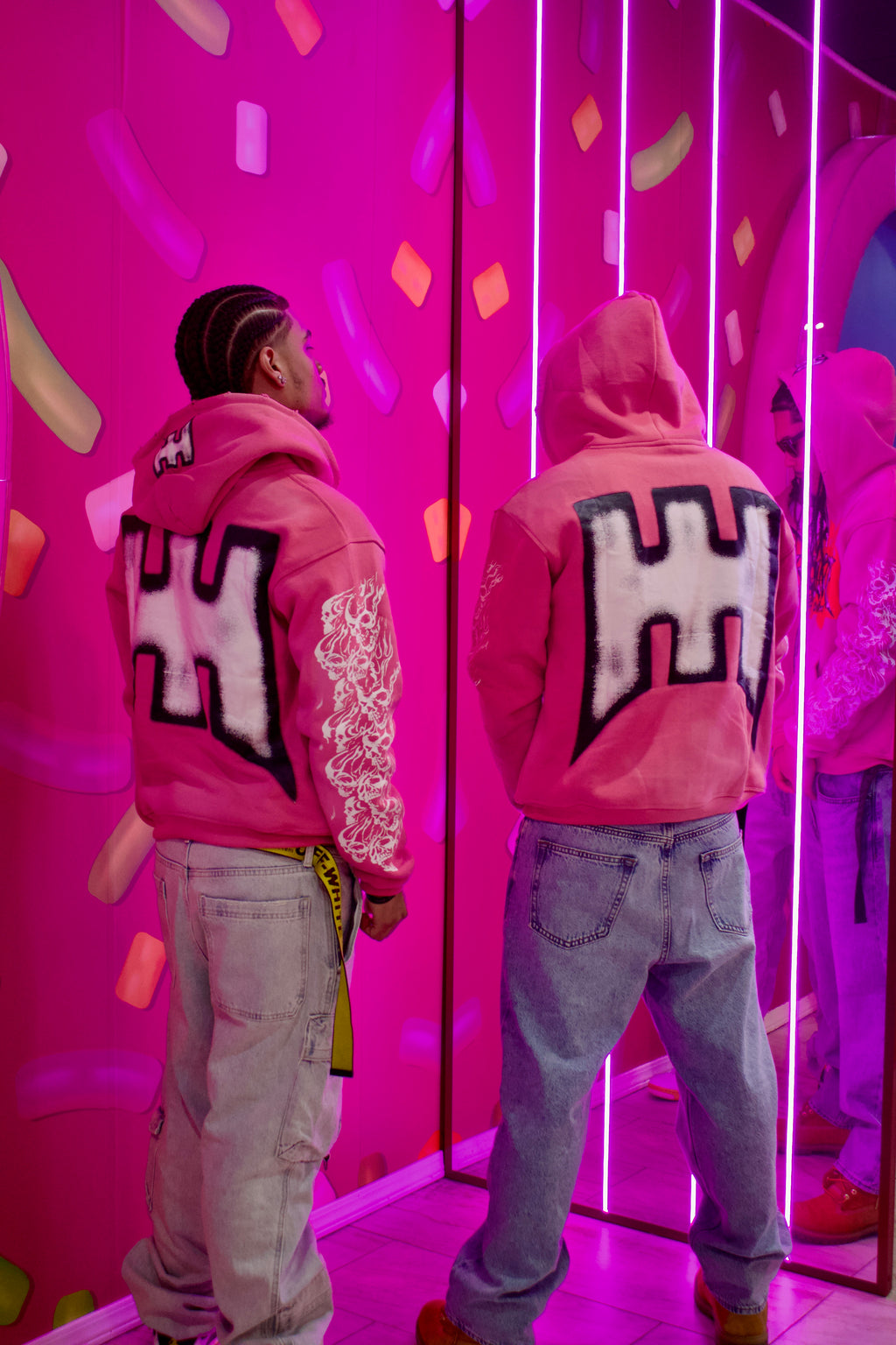 Pink Flame Hoodie
